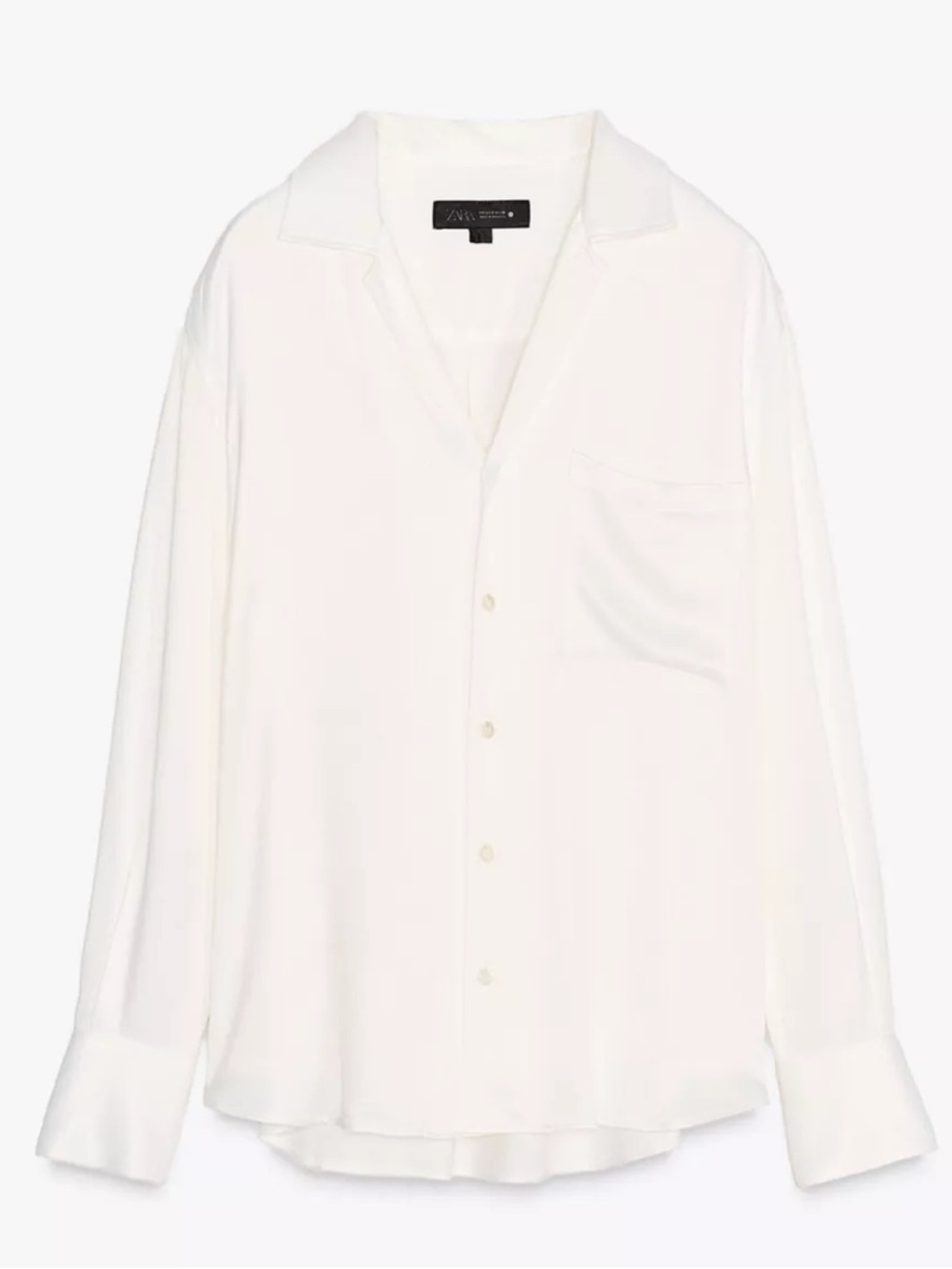 Woman’s White Button-Up Shirt